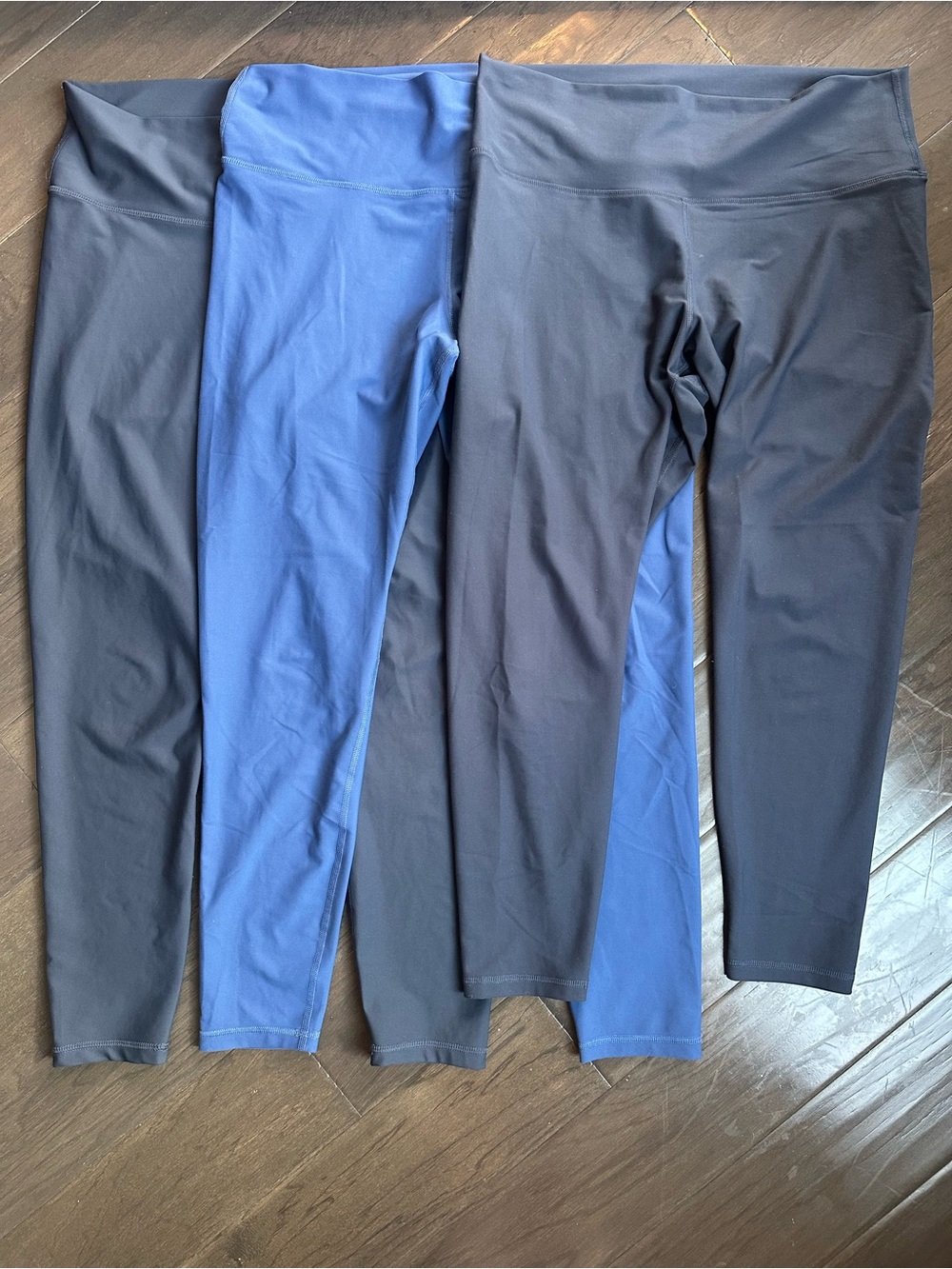 LOT OF 3 Old Navy High-Rise Blue PowerSoft Leggings - Size XL
